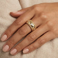 Celestial Star-Set Diamond Gold Band