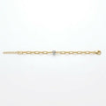 Pearl and Gold Link Bracelet