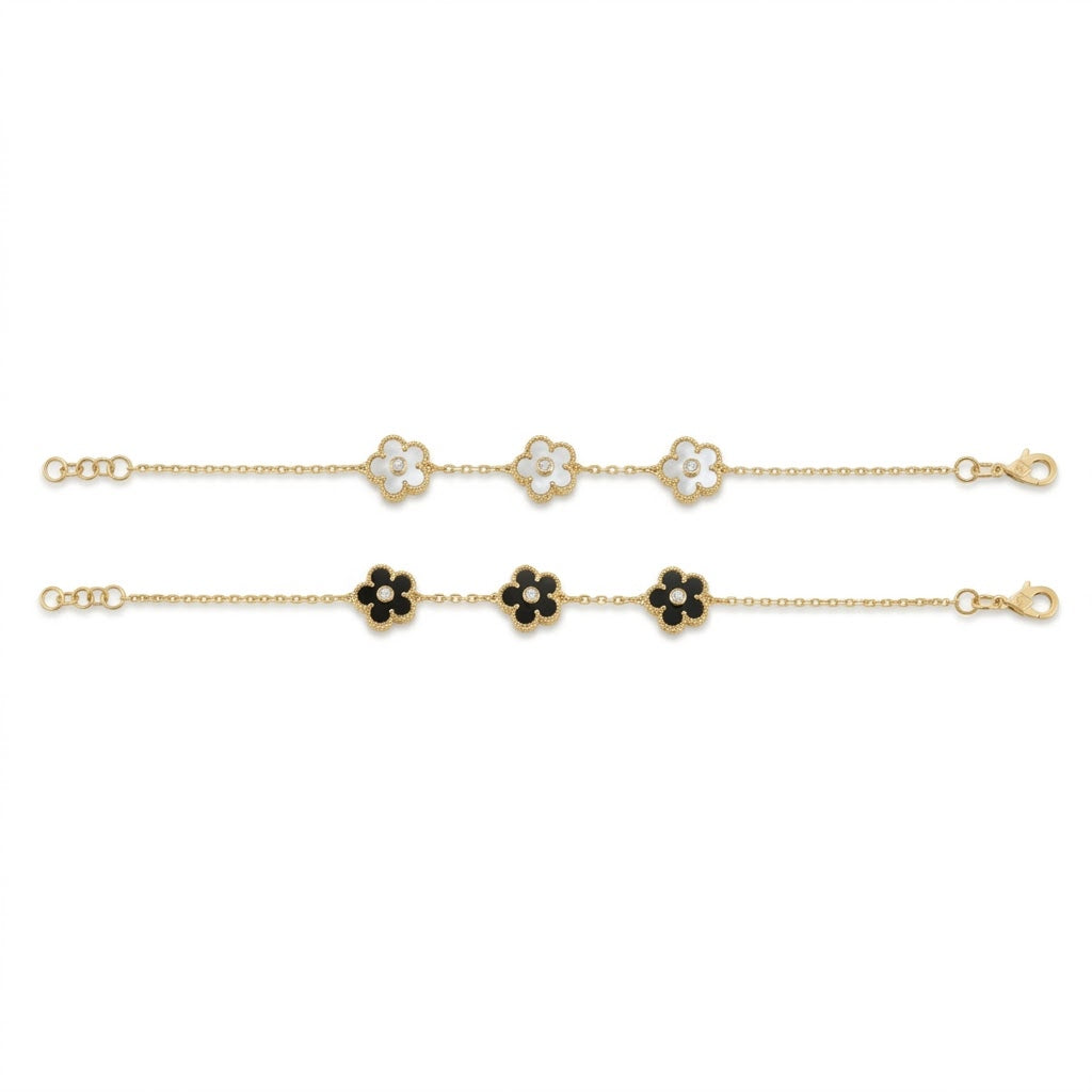 Floral Station Bracelet