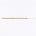 Textured Gold Link Bracelet