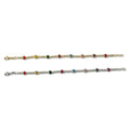 Rainbow Heart Tennis Bracelet