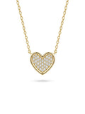 Radiant Diamond Heart Pendant